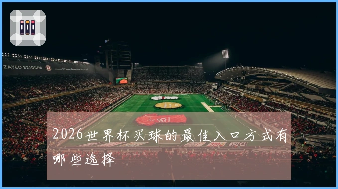 2026世界杯买球的最佳入口方式有哪些选择